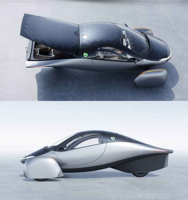 Запустили серійне виробництво перших сонячних електромобілів. Ось як вони виглядають